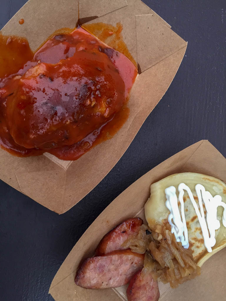 Stuffed Cabbage and Pierogies at EPCOT Food and Wine Festival