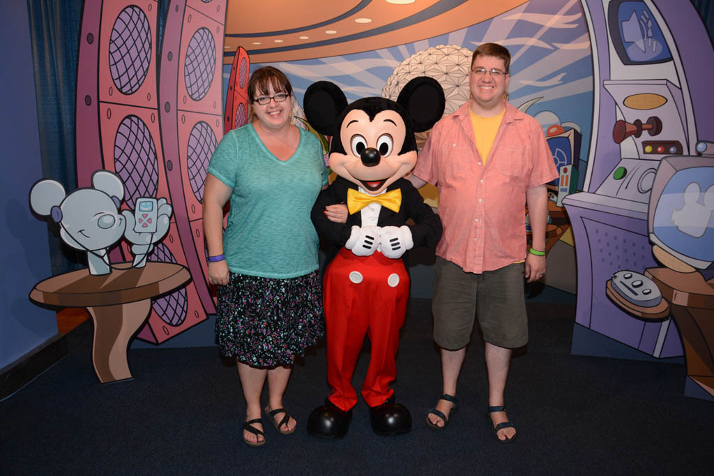 Ken and I with Mickey Mouse