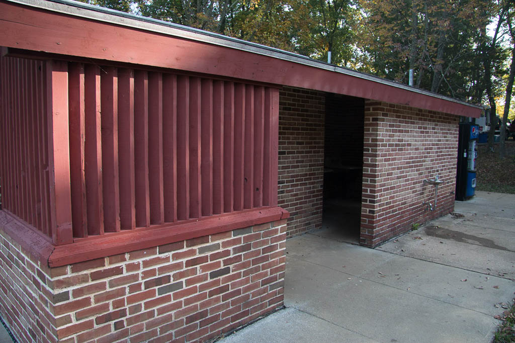 Restrooms at campsite Loop A