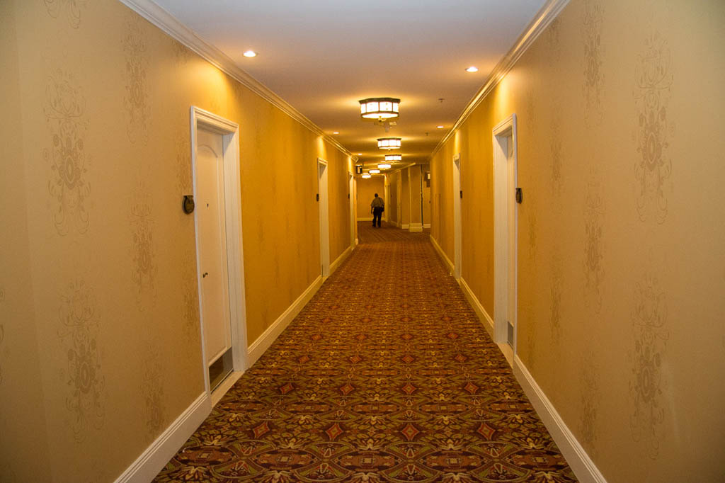 Hallways at Roosevelt Hotel
