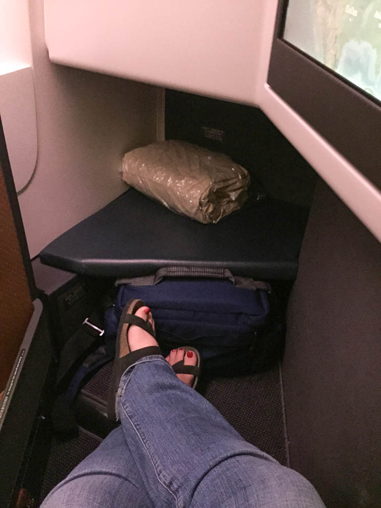 Business class seat review on Cathay Pacific JFK-YVR 777–300ER