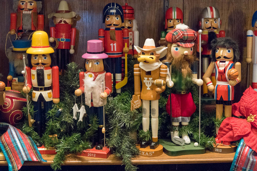 Christmas Nutcrackers at Dallas Botanical Gardens