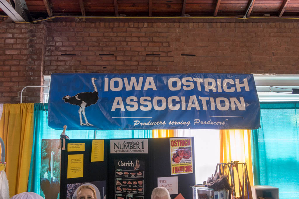 Iowa Ostrich Association booth
