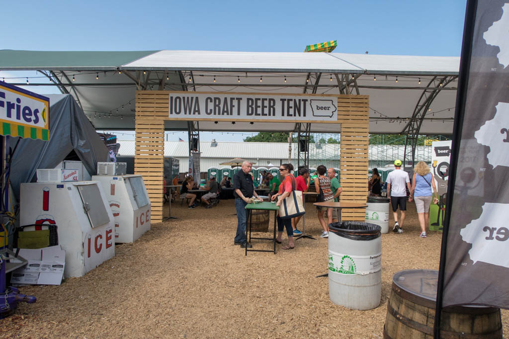 Craft Beer Tent at Iowa State Fair