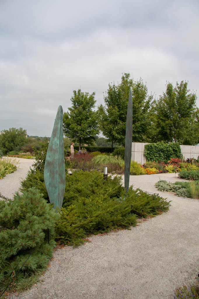 Outdoor botanical garden space