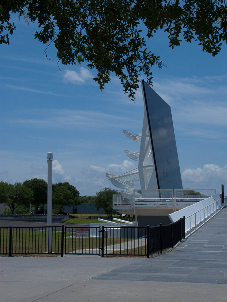 wall of remembrance at Kennedy Space Center