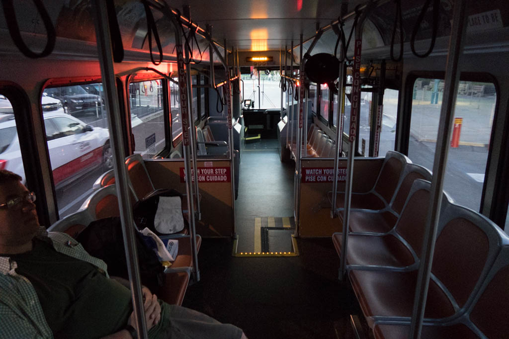 Empty bus at Magic Kingdom