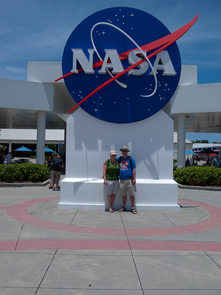 Ken and I at Kennedy Space Center