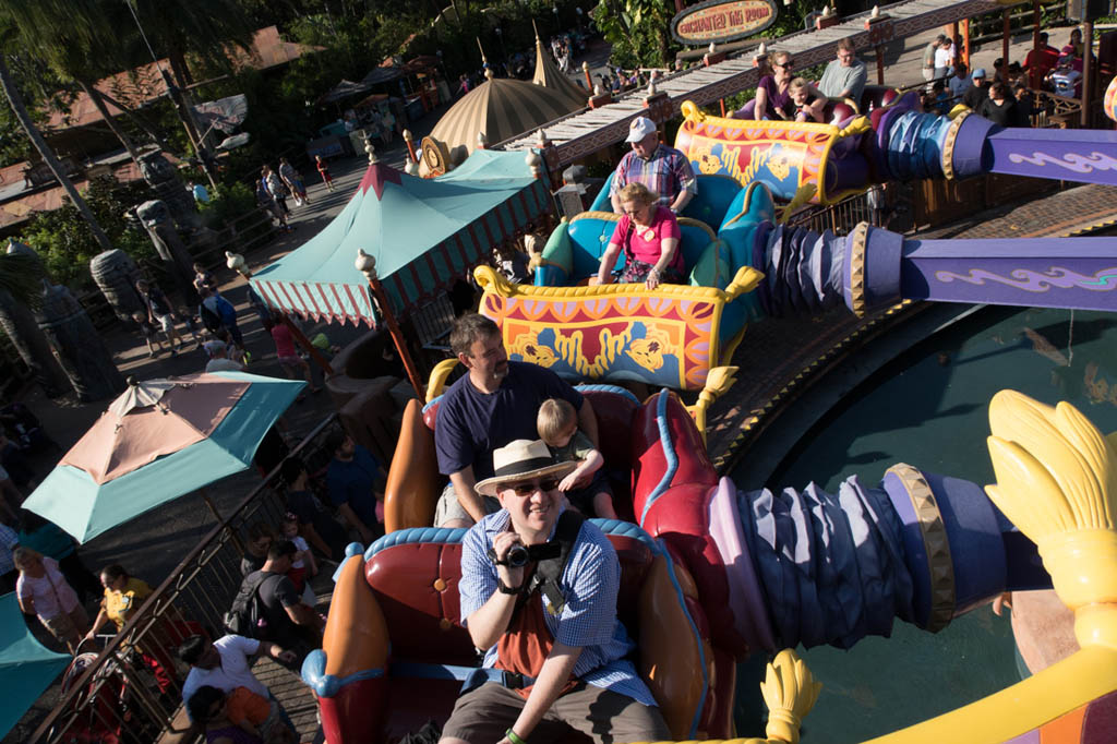 Ken on the Dumbo ride