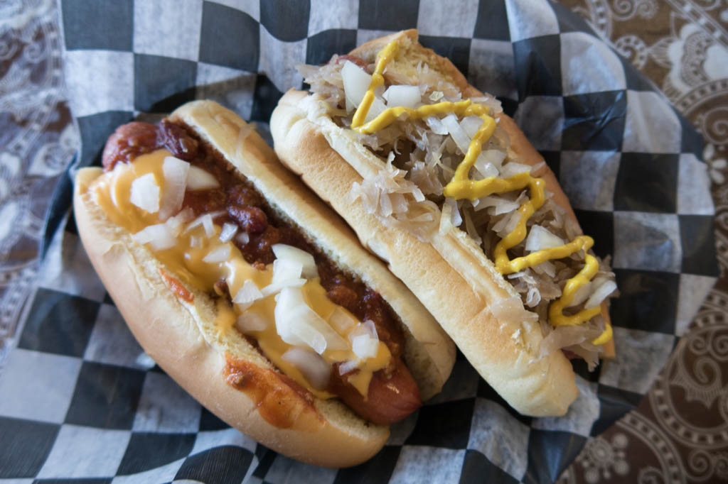Hot dogs at Nate Doggs