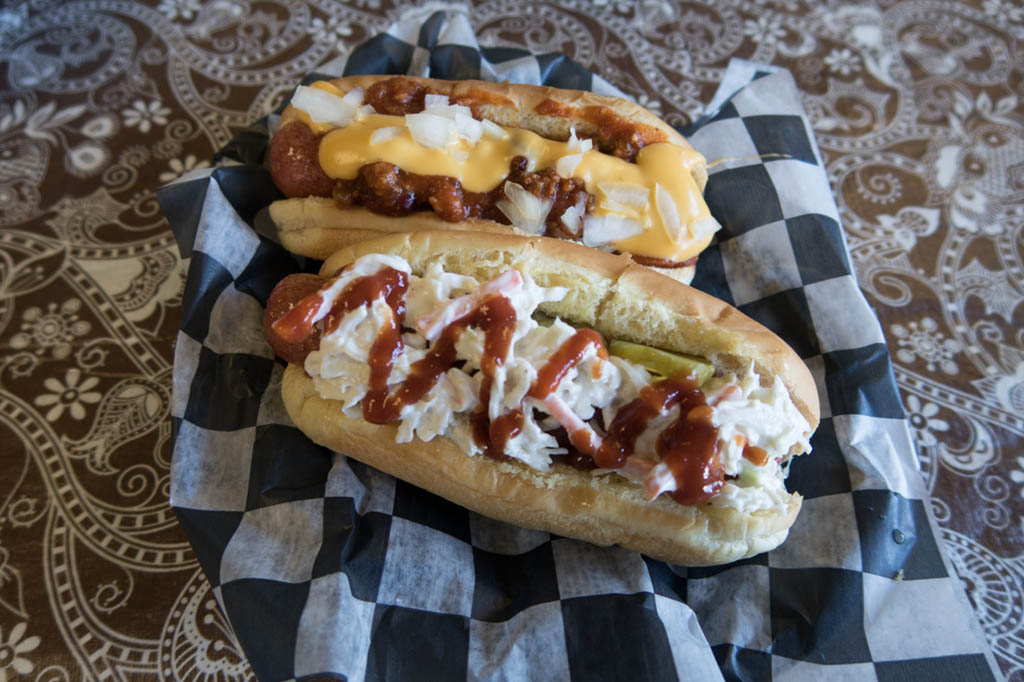 Hot dogs at Nate Doggs