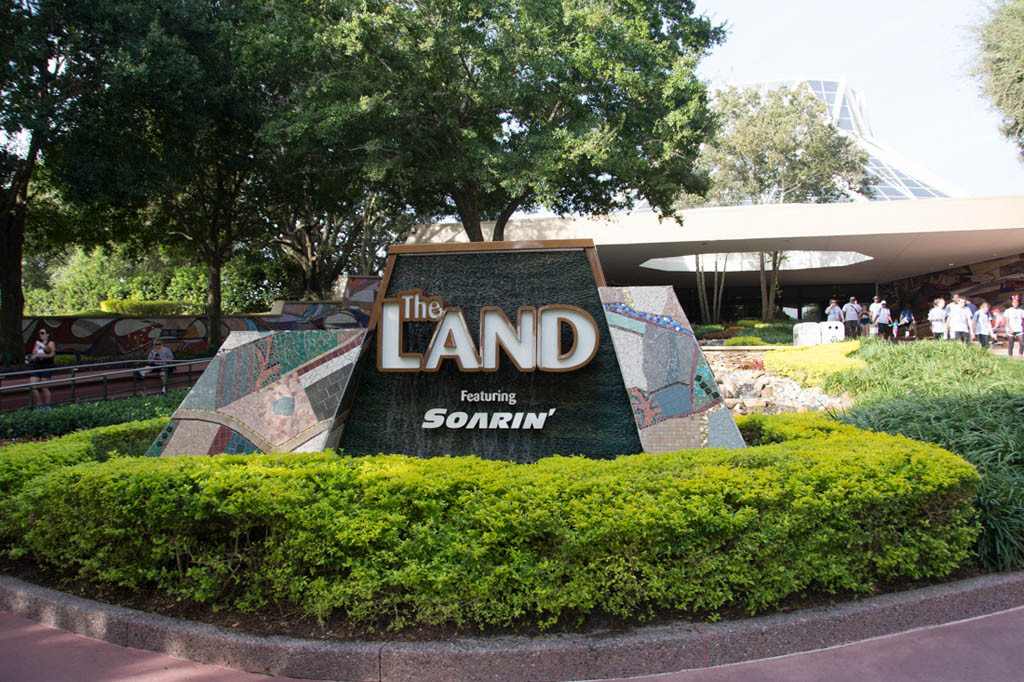 Sign for The Land at EPCOT