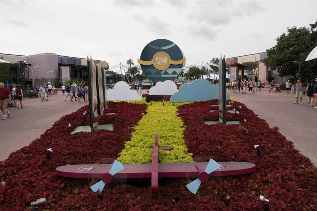 EPCOT landscaping near World Showcase