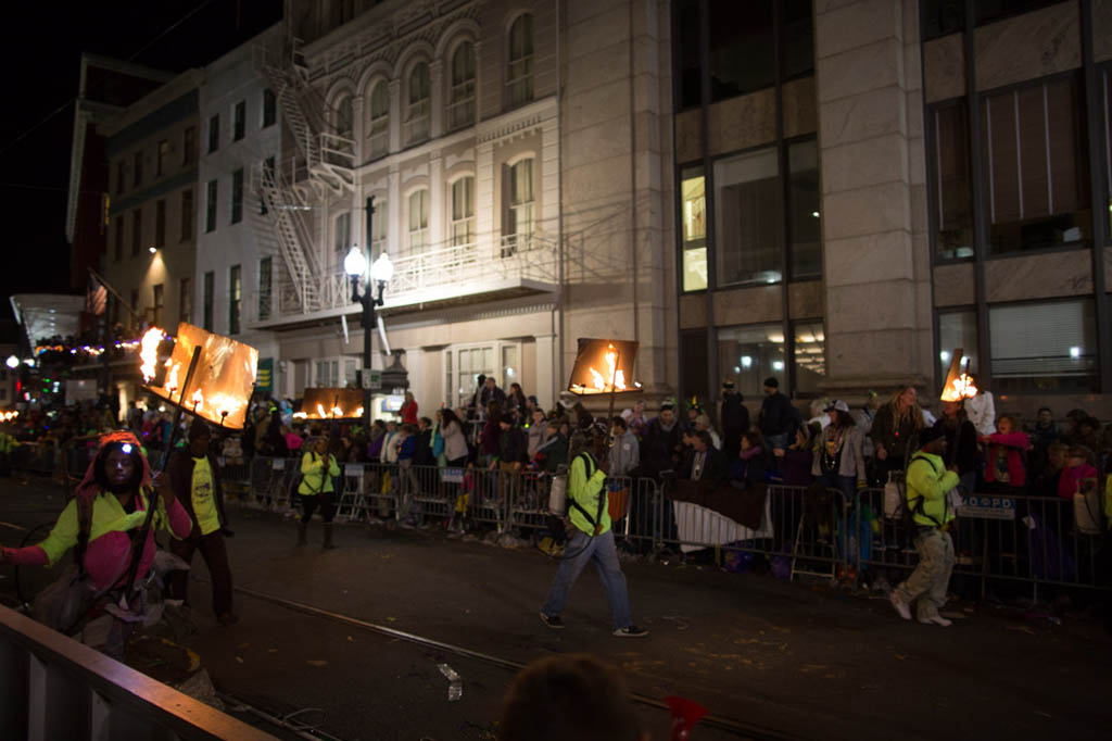 Flambeaux at Mardi Gras