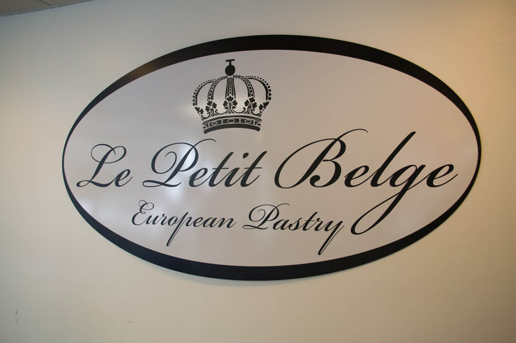 Sign for Le Petit Belge