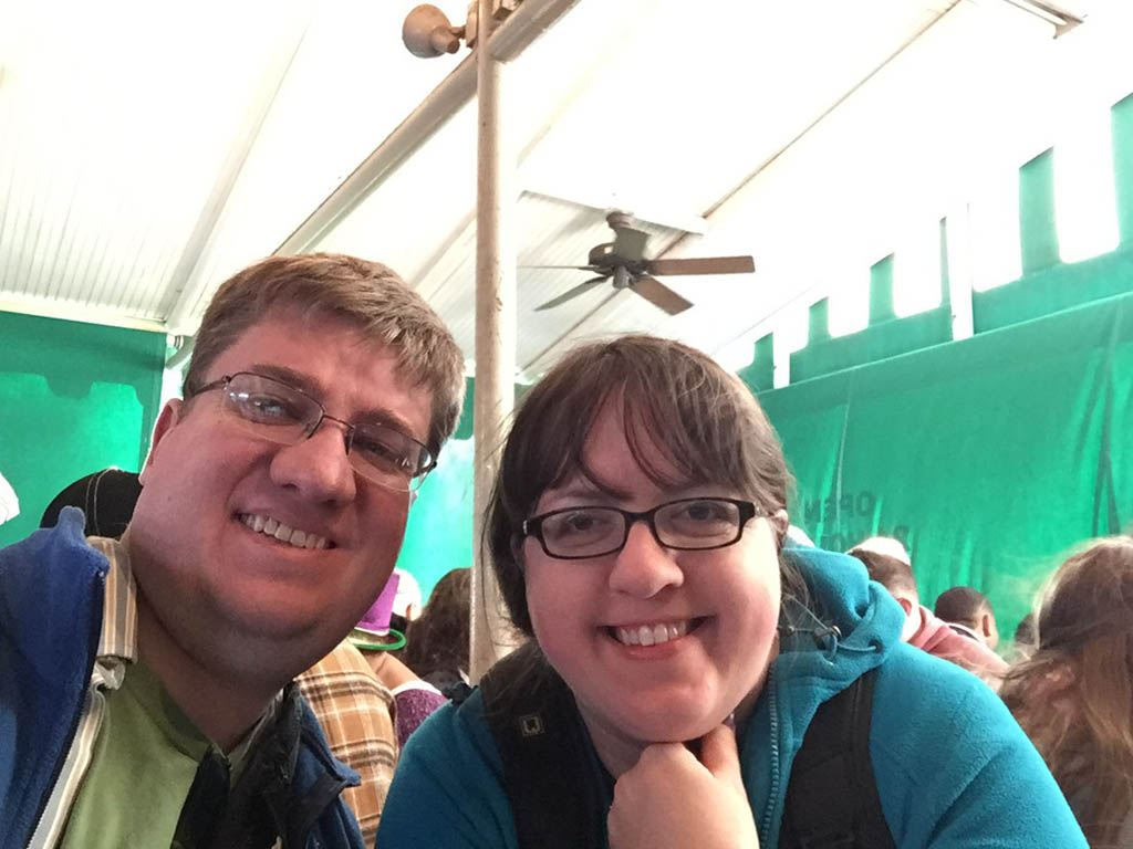 Ken and I at Cafe du Monde