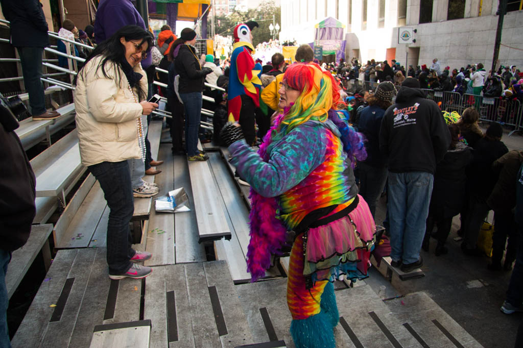 Costumes during Mardi Gras Parades