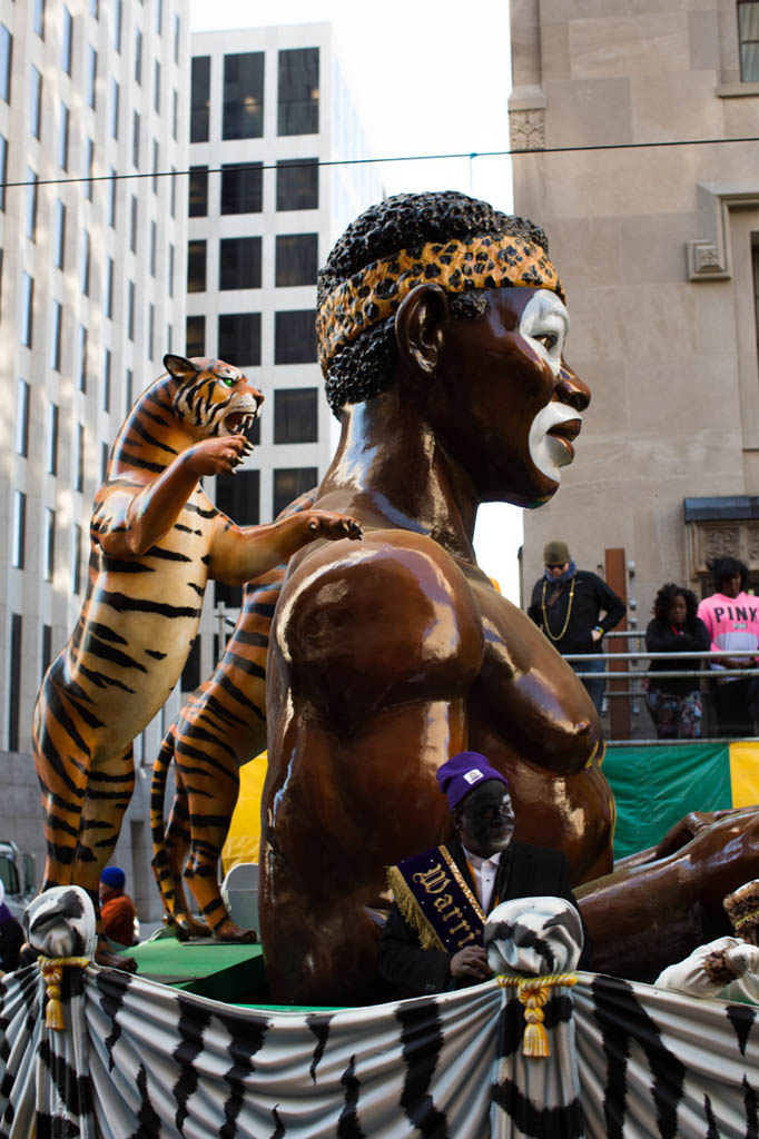 Krewe of Zulu from grandstands