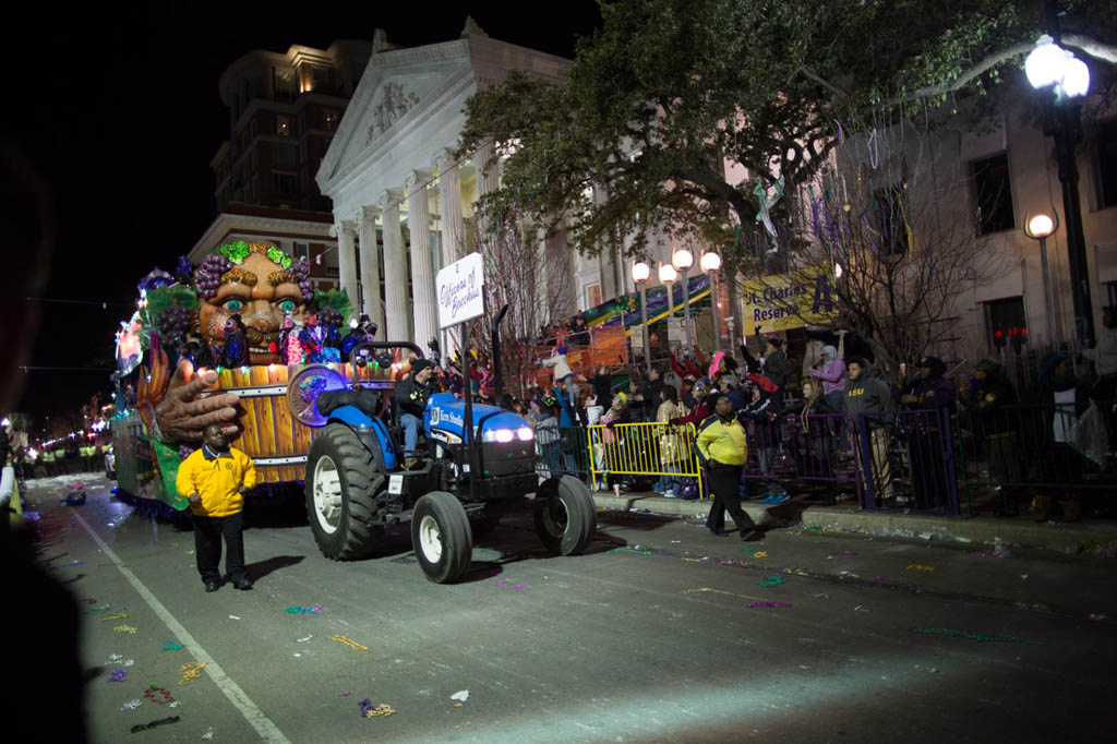 View from Lafayette hotel grandstands | Mardi Gras