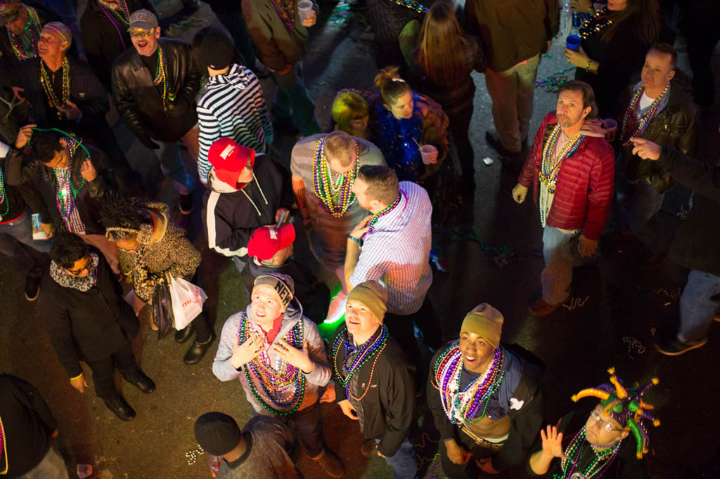 People on Bourbon Street