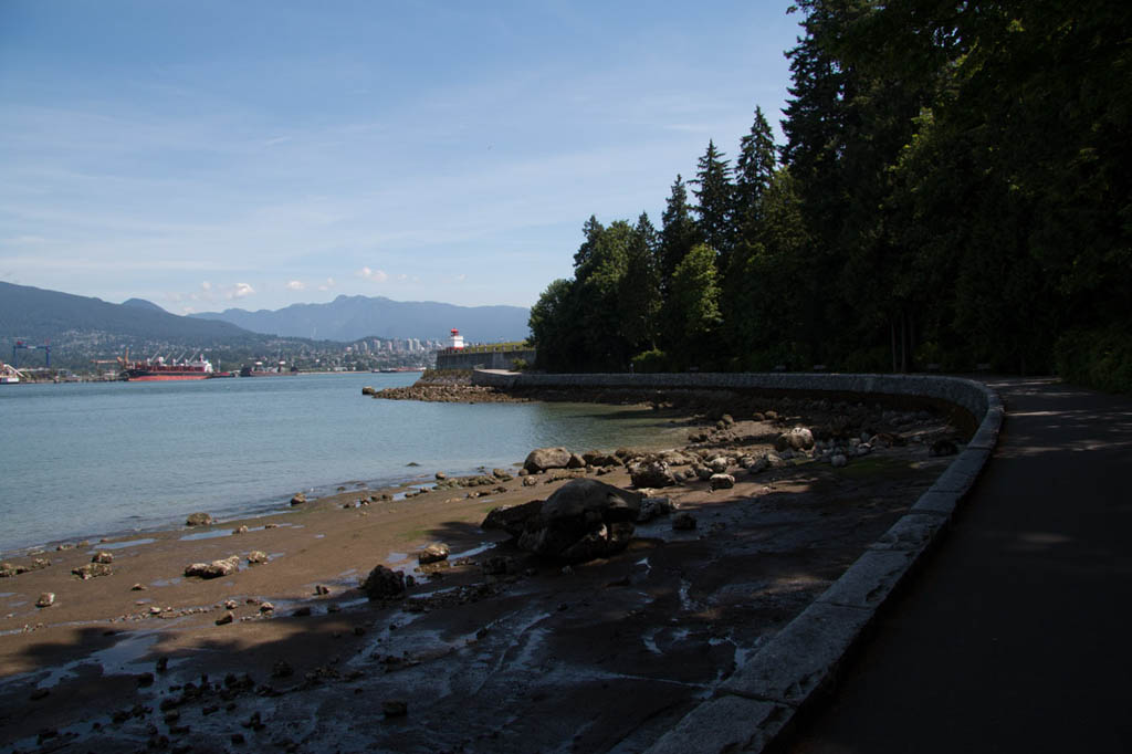 Water views from Stanley Park