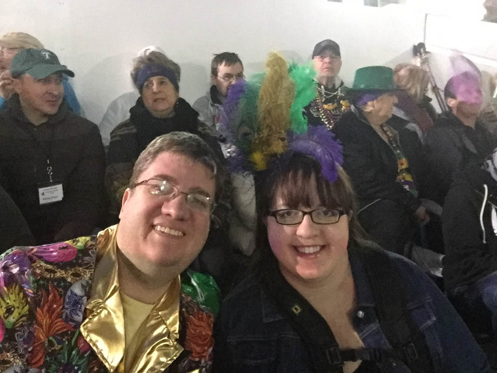 Ken and Melissa at Mardi Gras