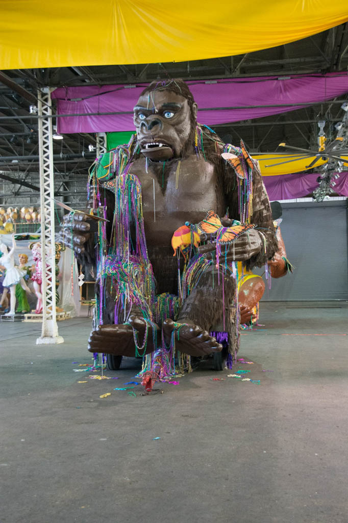 Bacchus Parade Gorilla at Mardi Gras World