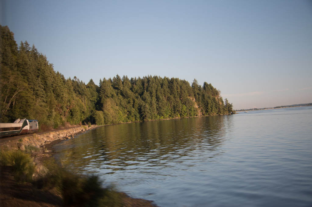 View from Amtrak Cascades Line | Vancouver to Seattle