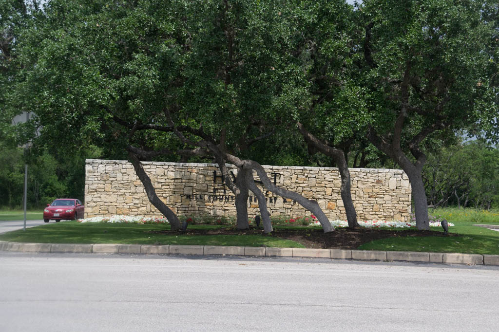 Entrance to Hyatt Hill Country Resort and Spa