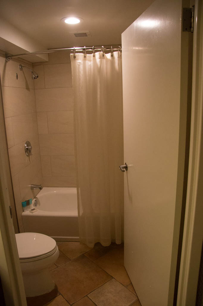 Bathroom in the 1 bedroom suite at Hyatt Hill Country Resort and Spa