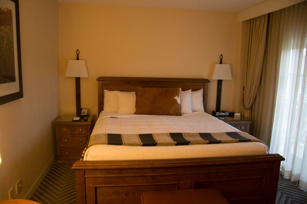 Bedroom in the 1 bedroom suite at Hyatt Hill Country Resort and Spa