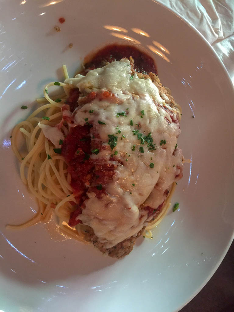 Chicken Parm at Mama Melrose’s