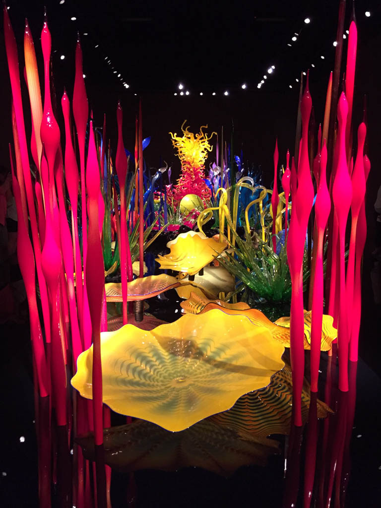 Mille Fiori installation at Chihuly Museum