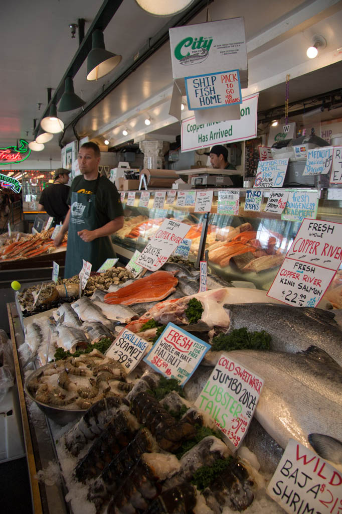 Fish market at Pike Place Market