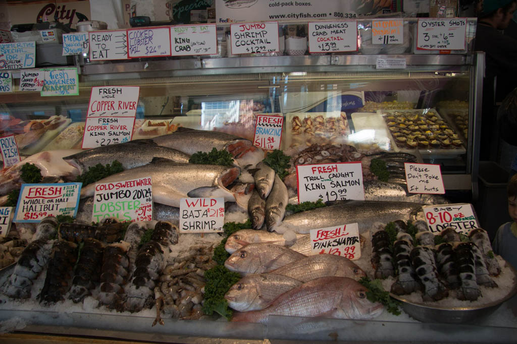 Fish market at Pike Place Market