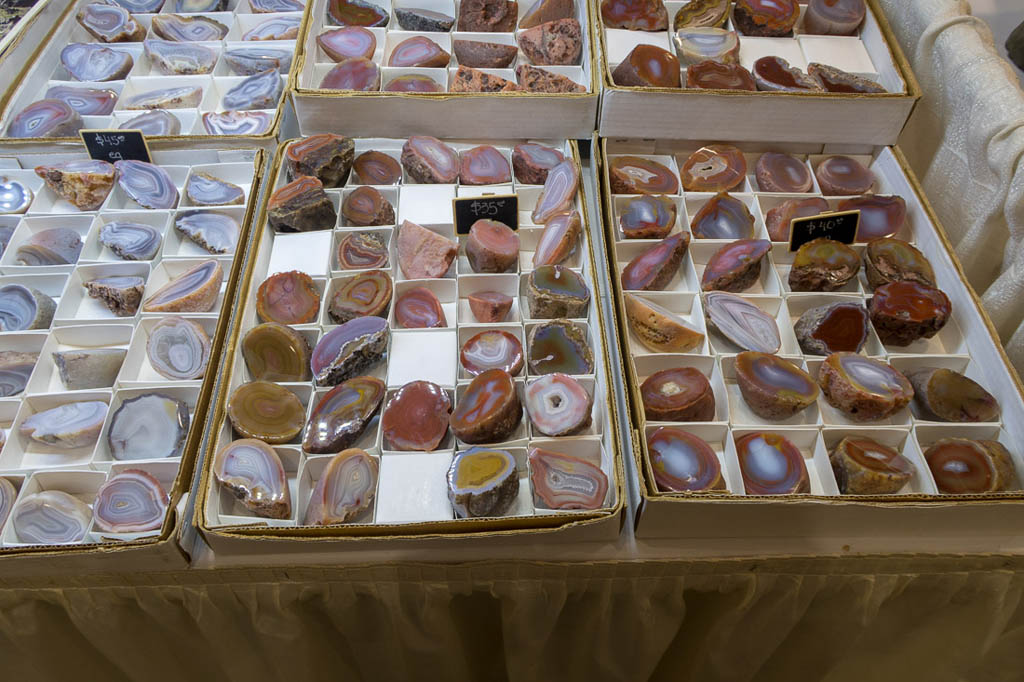 Gems and Minerals on display at the Tucson Gem and Mineral Show