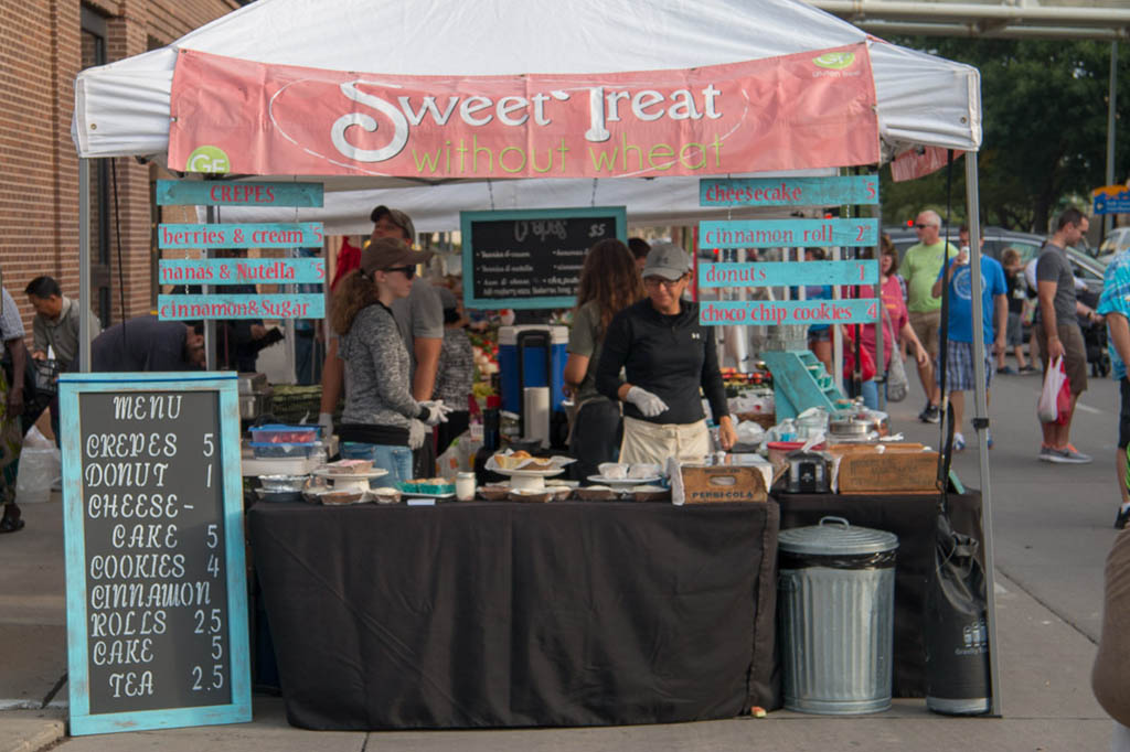 Sweet Treat stand at the Des Moines Farmer’s Market