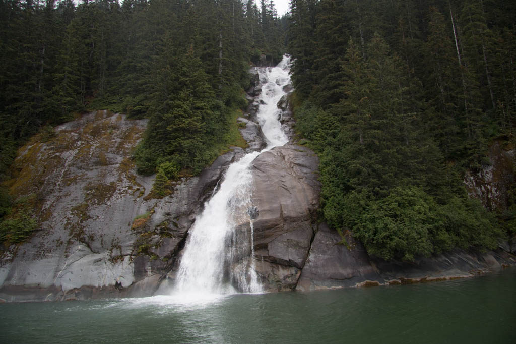 Waterfalls in Tracy Arm Fjord