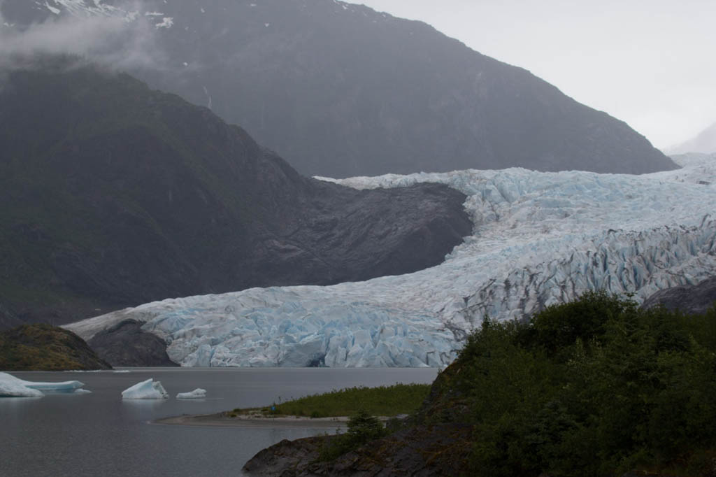 Mendenhall Glacier in Juneau