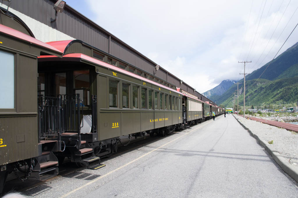 White Pass and Yukon Route railroad excursion in Skagway