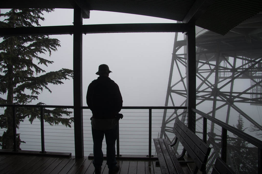Overcast views of Juneau