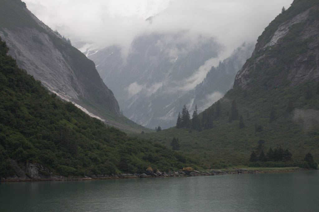 Sailing Tracy Arm Fjord on Alaska Cruise