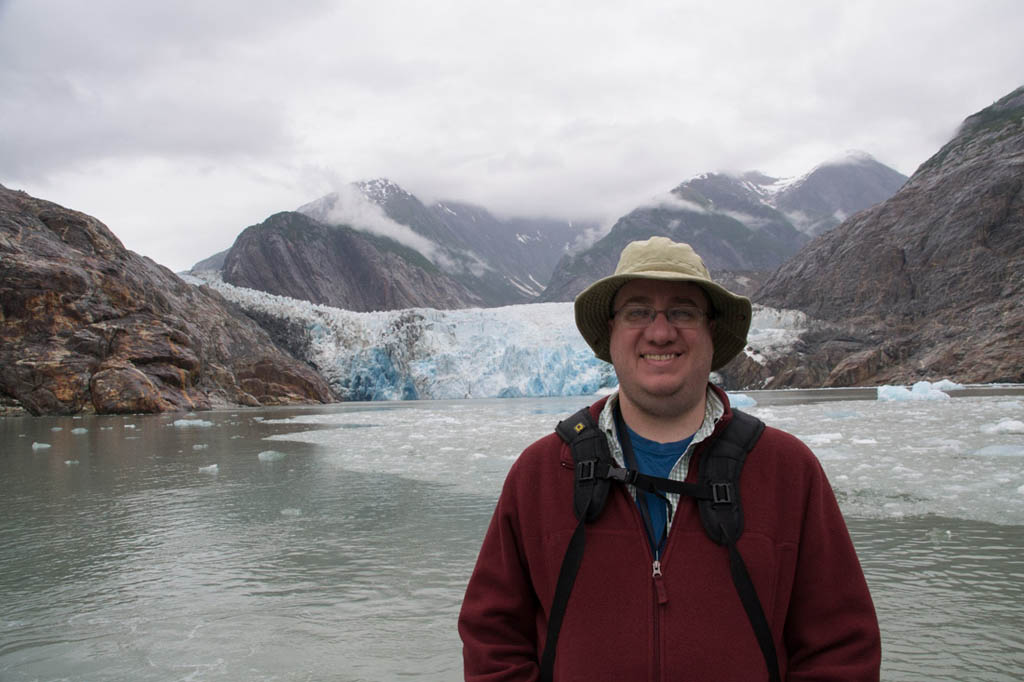 Views of glacier on Alaska cruise excursion