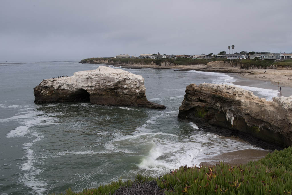 View from Overlook at Natural Bridges State Beach