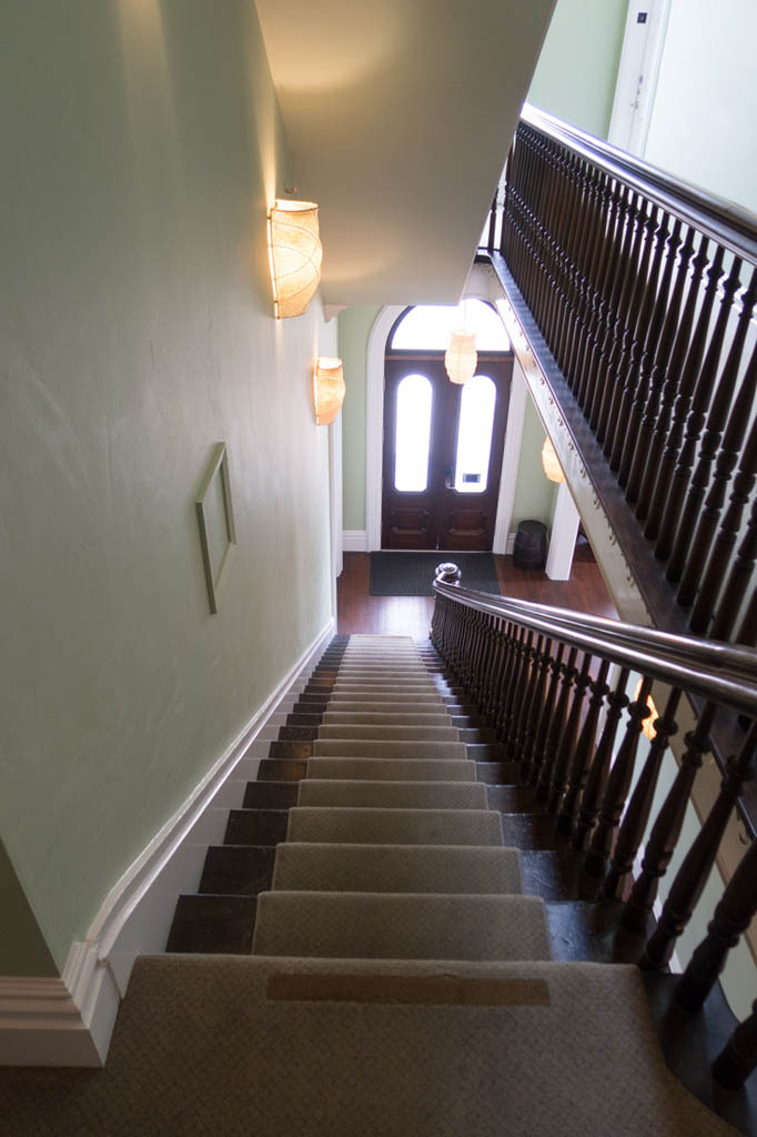 Stairs at West Cliff Inn