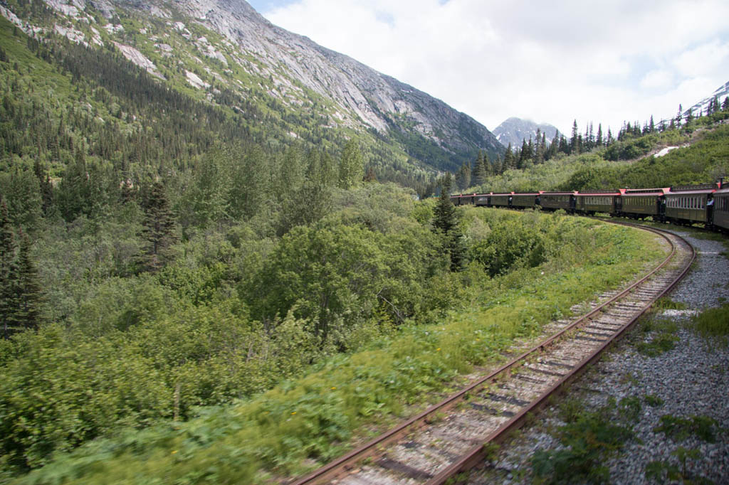 Views from White Pass and Yukon Route train