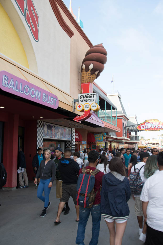 Ice Cream Stand at Santa Cruz Boardwalk