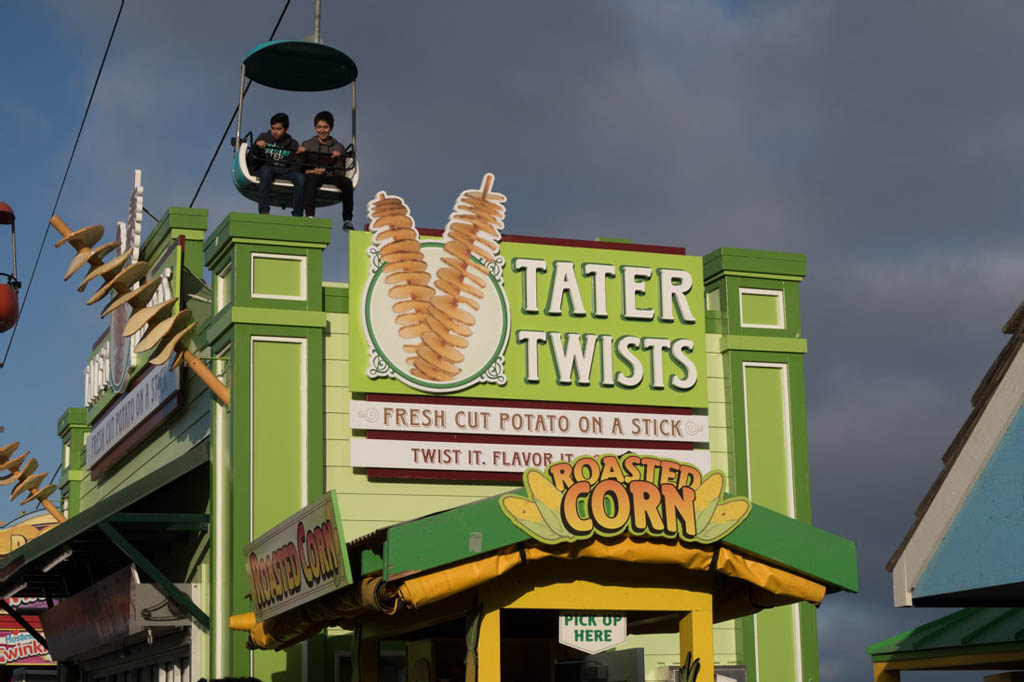 Tater Twists Food Stand at Santa Cruz Boardwalk