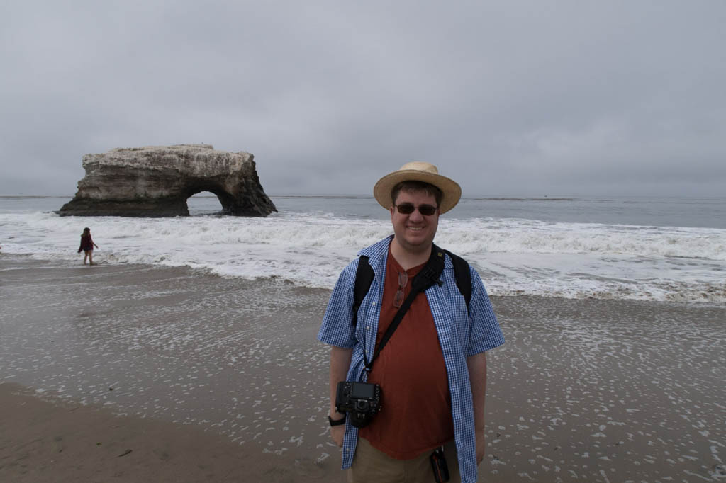 Ken at Natural Bridges State Beach