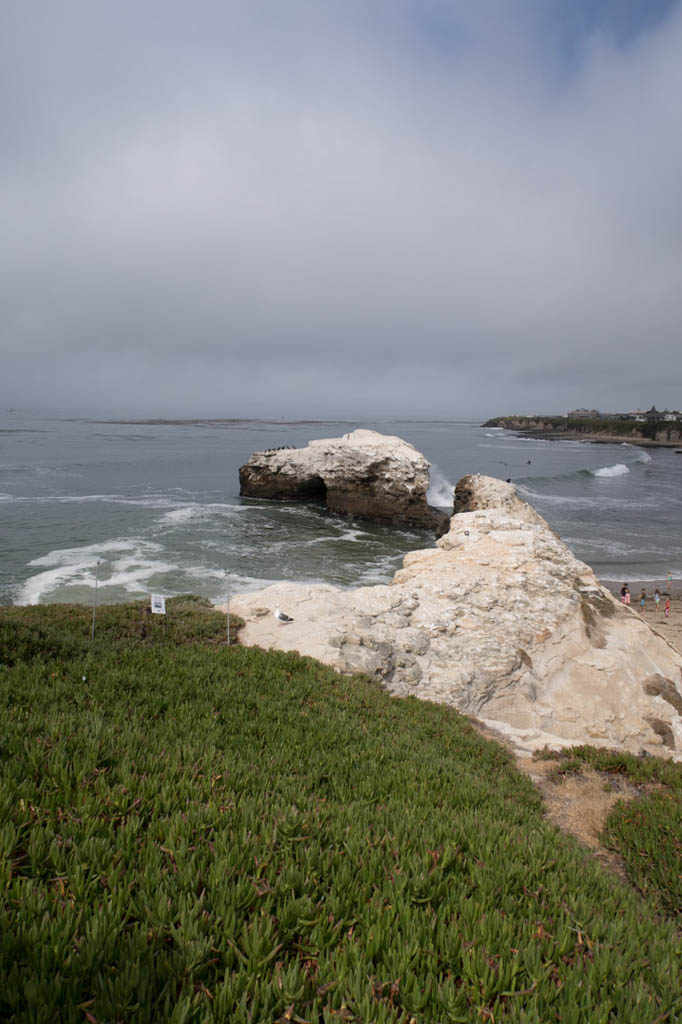 View from Overlook at Natural Bridges State Beach